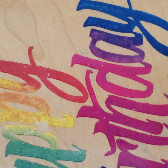 Rubber Stamps 2 full card size Happy Birthday candle design date year stamp - Picture 11 of 12